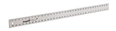 Empire 4003 Straight Edge Ruler, Inch Graduation, Aluminum, 2 in W